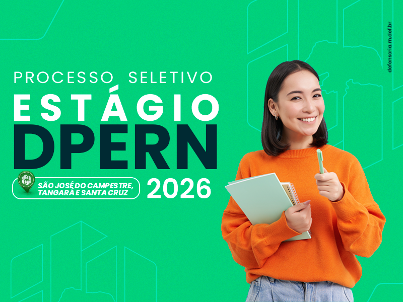 ESTÁGIO: Núcleos de São José do Campestre, Tangará e Santa Cruz lançam edital para formação de cadastro reserva