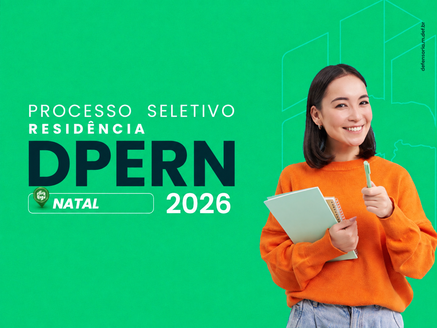 DPERN abre inscrições para estágio em Serviço Social e Administração em Natal