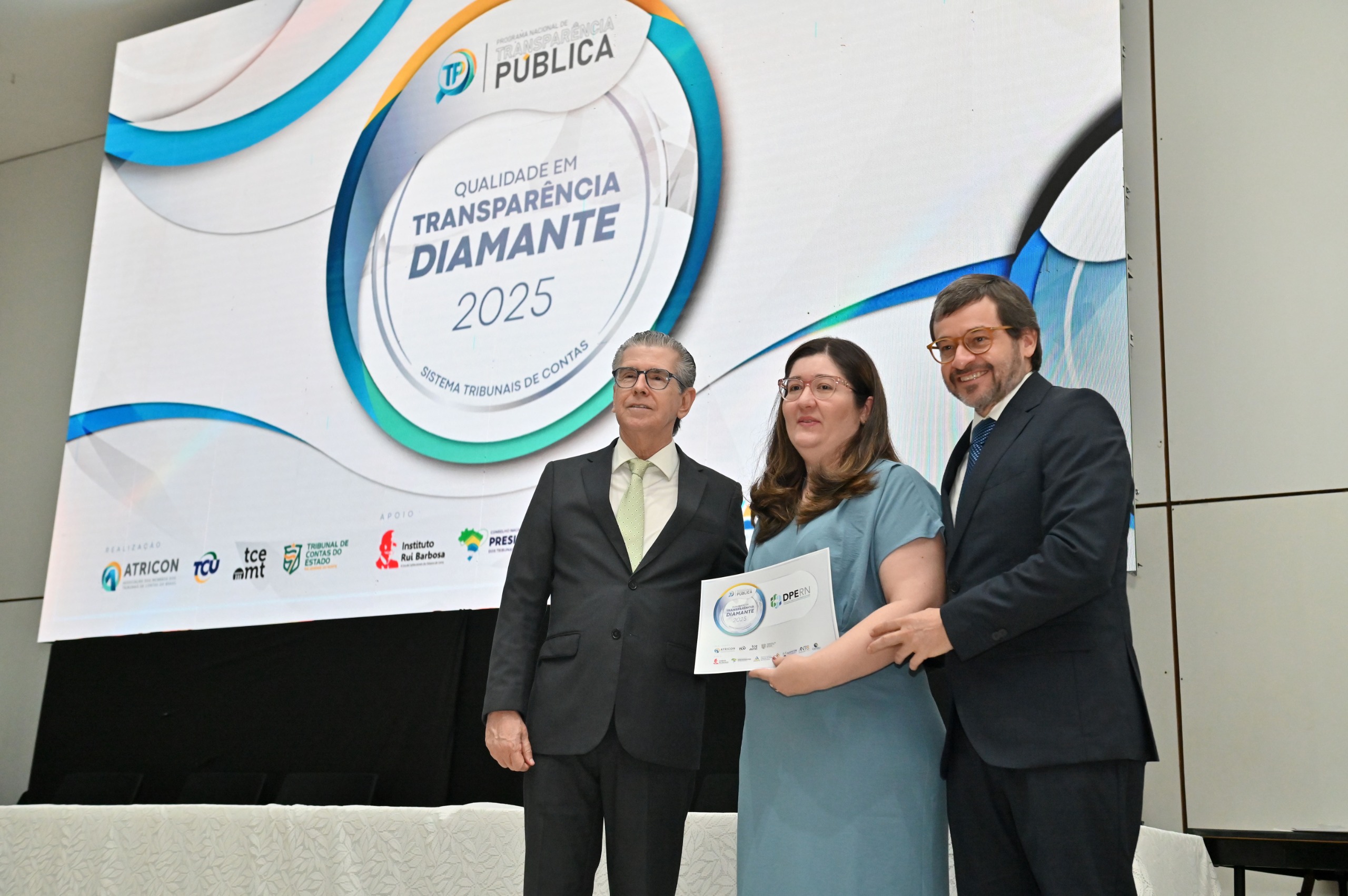 Defensoria Pública recebe Selo Diamante do TCE-RN