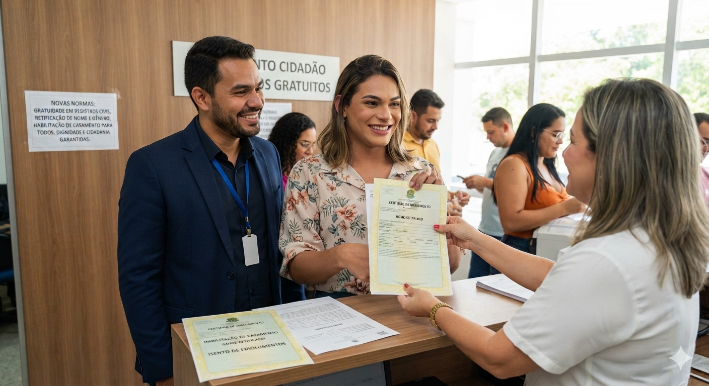 Defensoria Pública garante avanço na gratuidade de registros civis e retificação de nome e gênero no RN